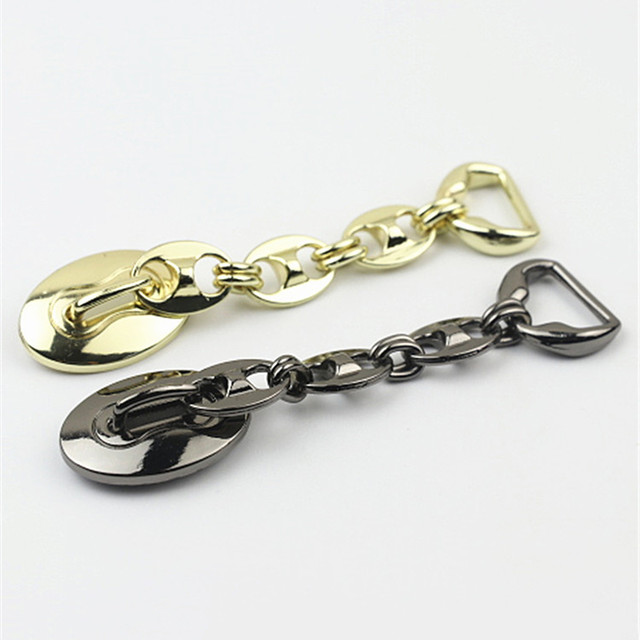 1pcs Fashion Metal Chain Clasp Shoulder Chain with D Buckle for DIY Handbag  Bag Purse Hardware